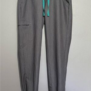 Figs Technical Collection Zamora Jogger Scrub Pants Graphite Gray Size Small